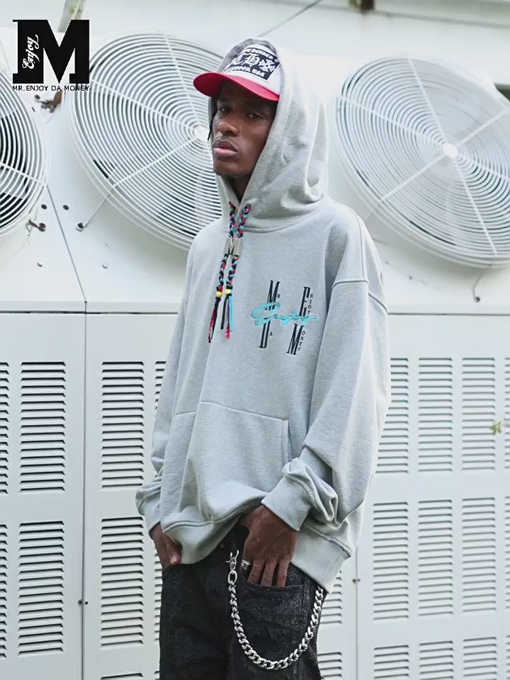 MEDM Cashew Flower Drawstring Hoodie