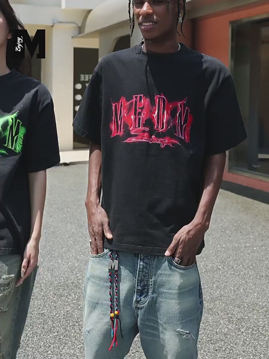 MEDM Oil Letters Logo Printed Tee