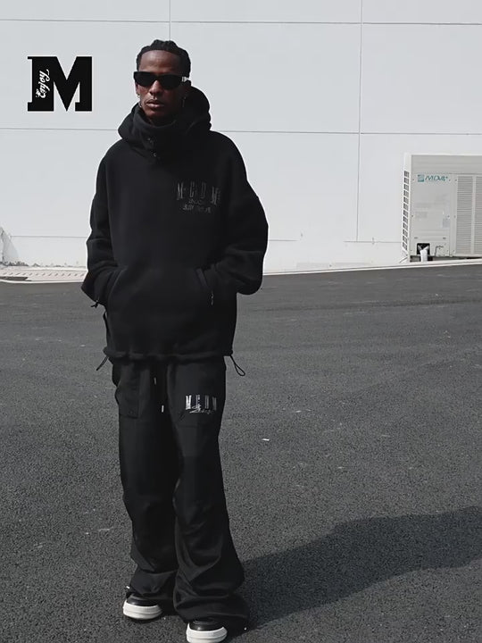 MEDM Rocker Fleece Mask Fleece Hoodie