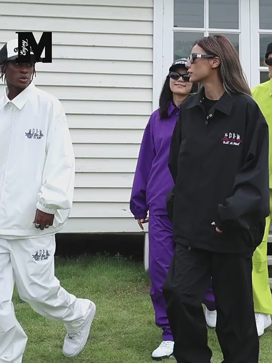 MEDM Basic Sports Wide Legged Work Pants