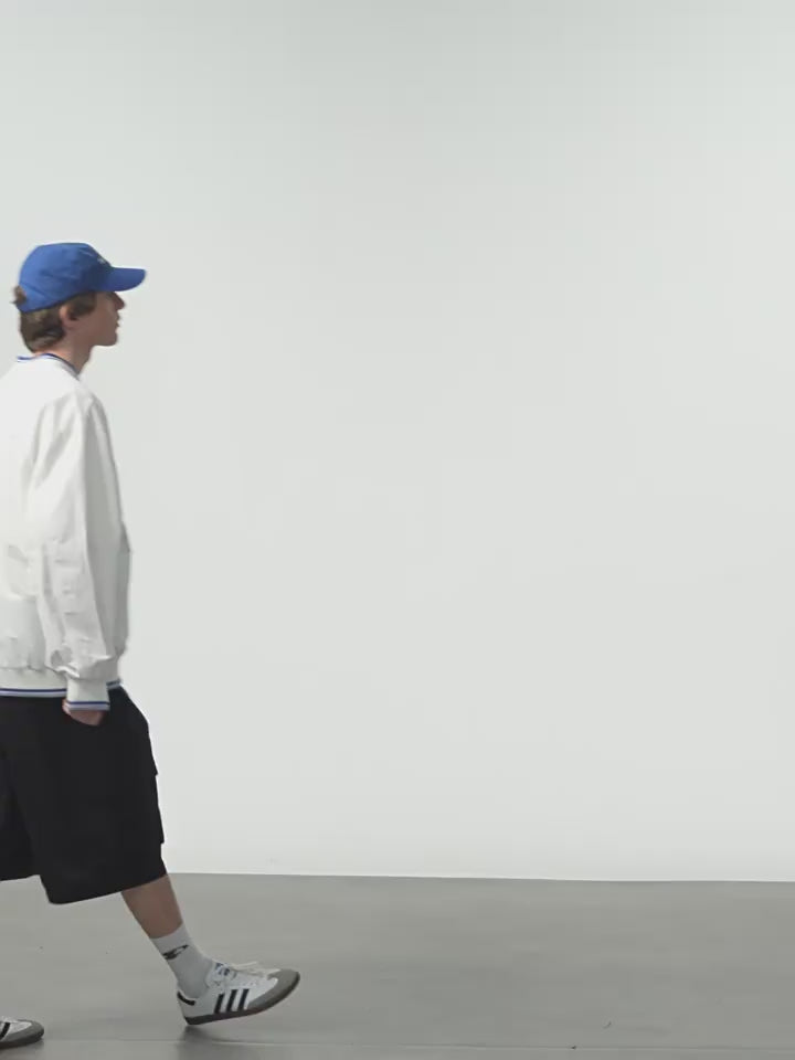 Harsh and Cruel V-Neck Embroidered Baseball Jersey