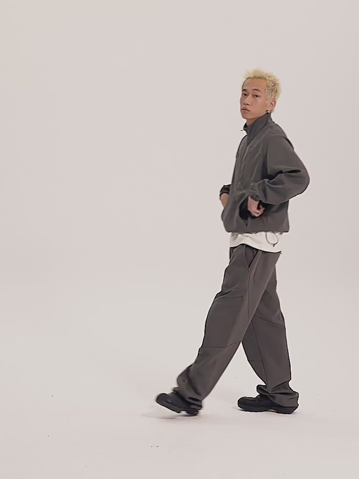 Wassup House Patchwork Deconstructed Zipper Sweat Pants