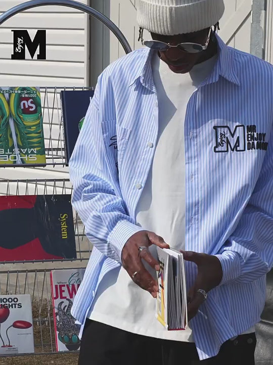 MEDM 3D Embroidery Long Sleeved Shirt