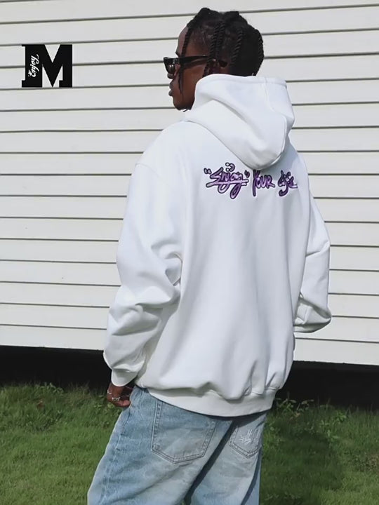 MEDM Logo Embroidery Zipper Hoodie
