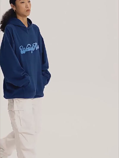 Wassup House Embroidered Logo Hoodie