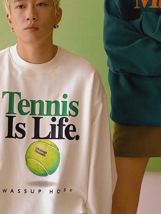 Wassup House LIFE Printed Sweatshirt