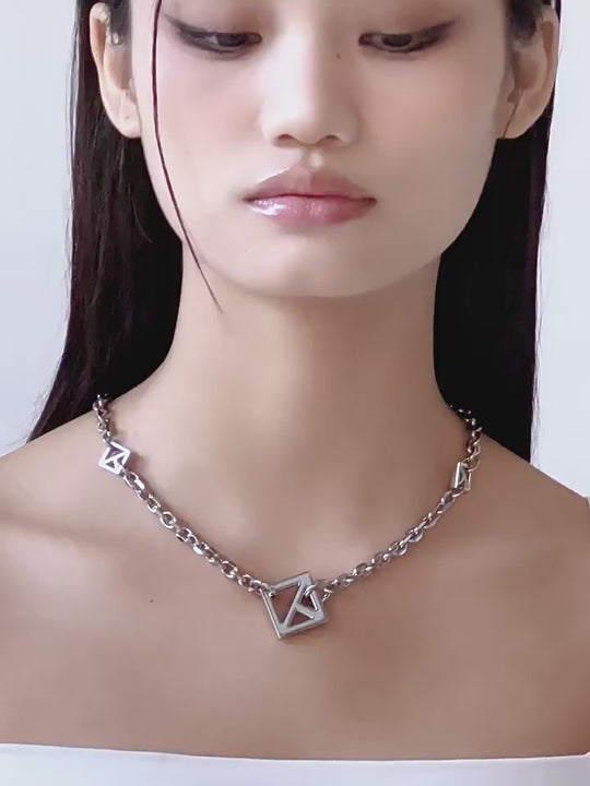 NboStore LOGO Chain Necklace | Face 3 Face