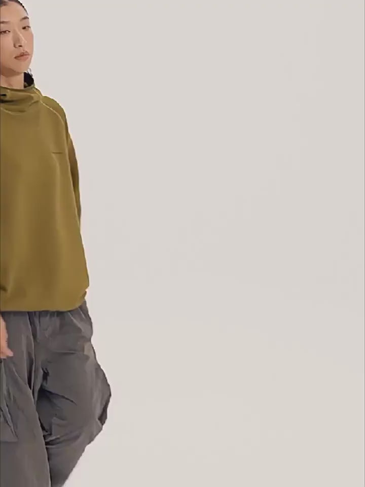 Wassup House Basic Waffle Embroidery Hoodie