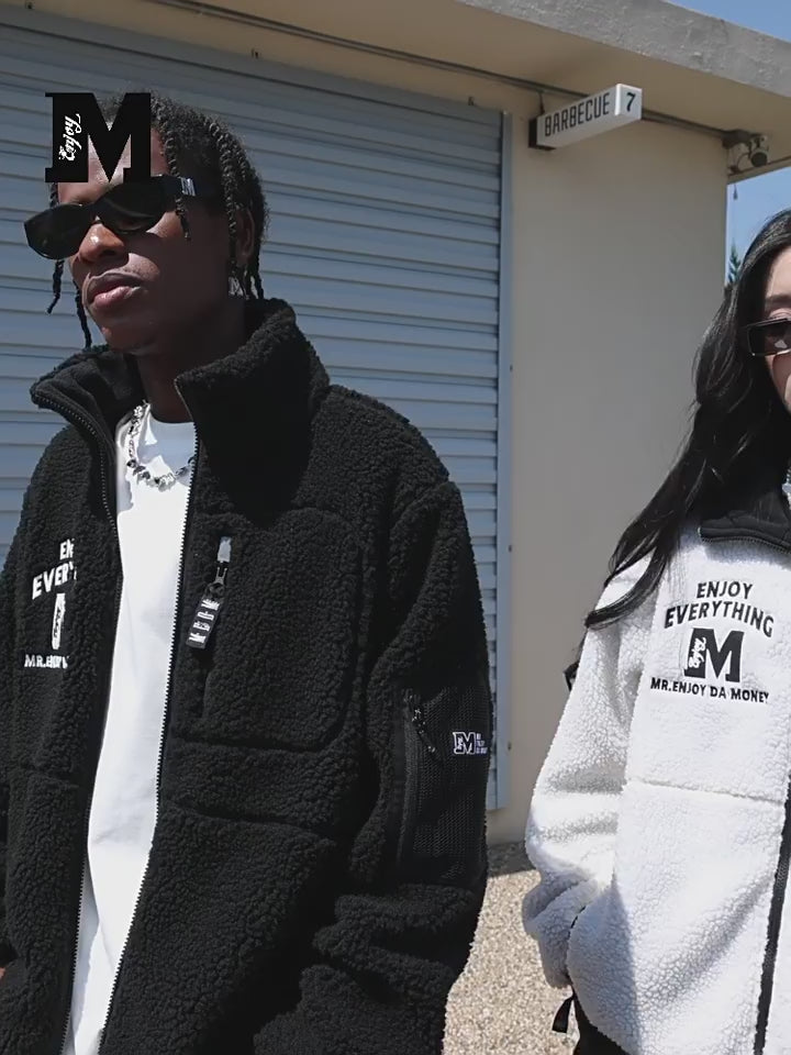 MEDM Logo Sherpa Fleece Jacket