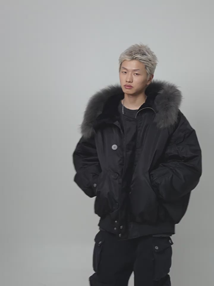 UNDERWATER  N-2B Waterproof Nylon Bomber Jacket