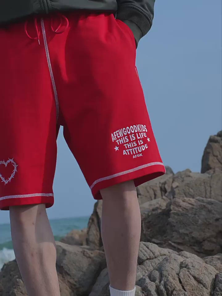 AFGK Bright Line Sweat Shorts