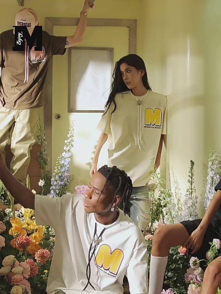 MEDM M Button Drawstring Tee