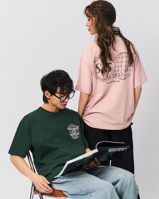 S45 New Earth Logo Printed Tee | Face 3 Face