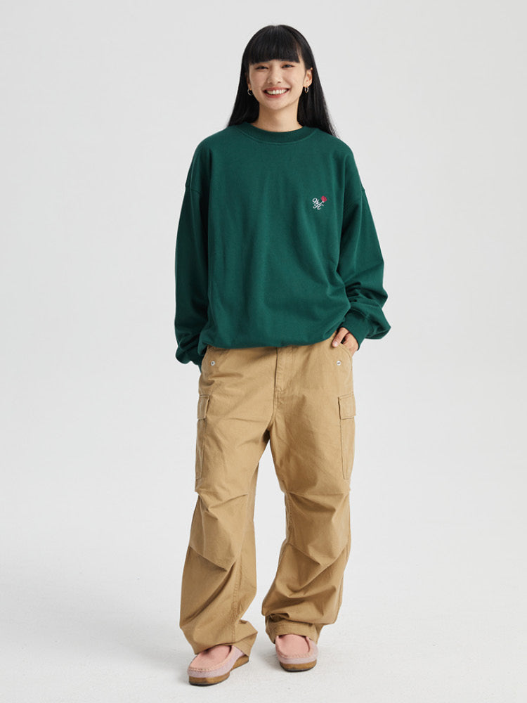 Wassup House Rose Printed Sweatshirt