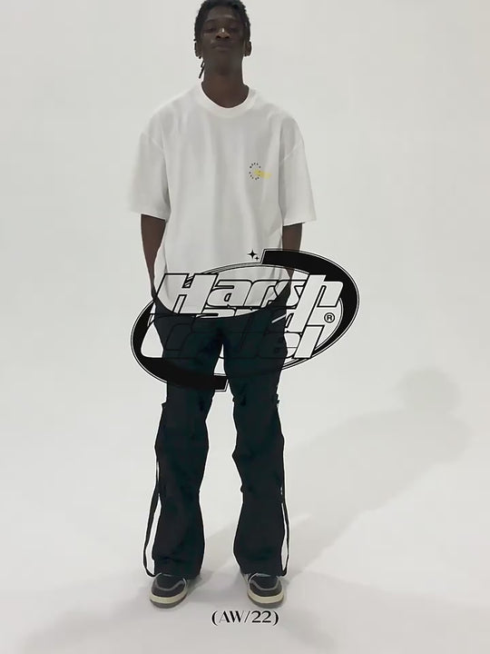 Harsh and Cruel Deconstrucred Loose Buttons Trousers