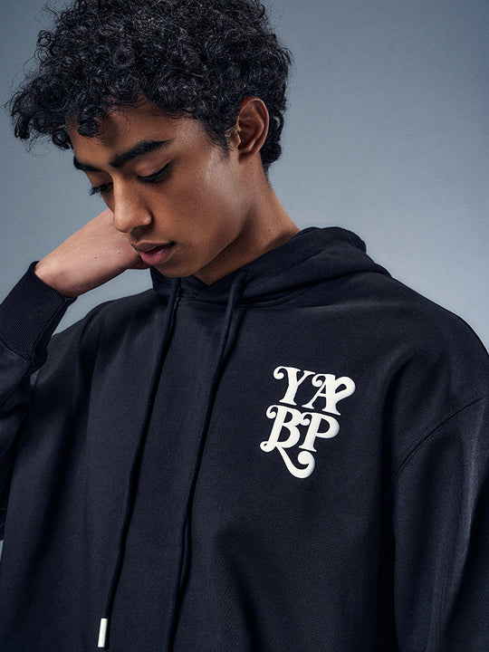 YADcrew x BIPOLAR Embossed Foam Hoodie