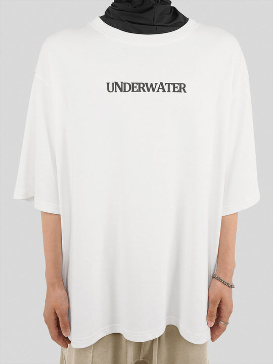 UNDERWATER Basic Logo Printed Tee