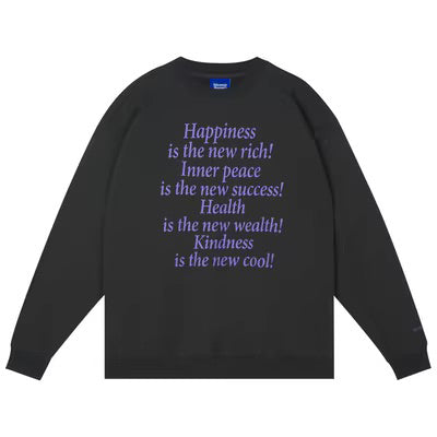 Wassup House Slogan Printing Sweatshirt