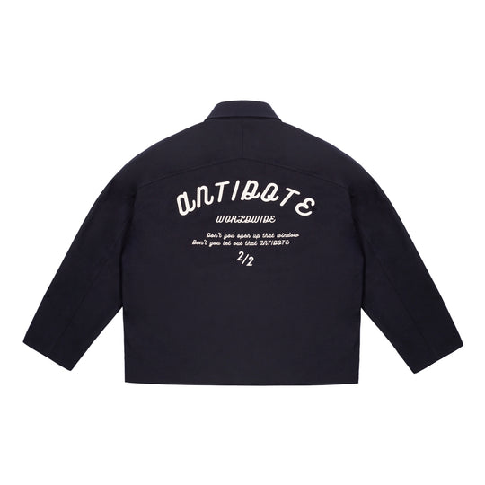 ANTIDOTE Letter Logo Embroidered Loose Jacket | Face 3 Face