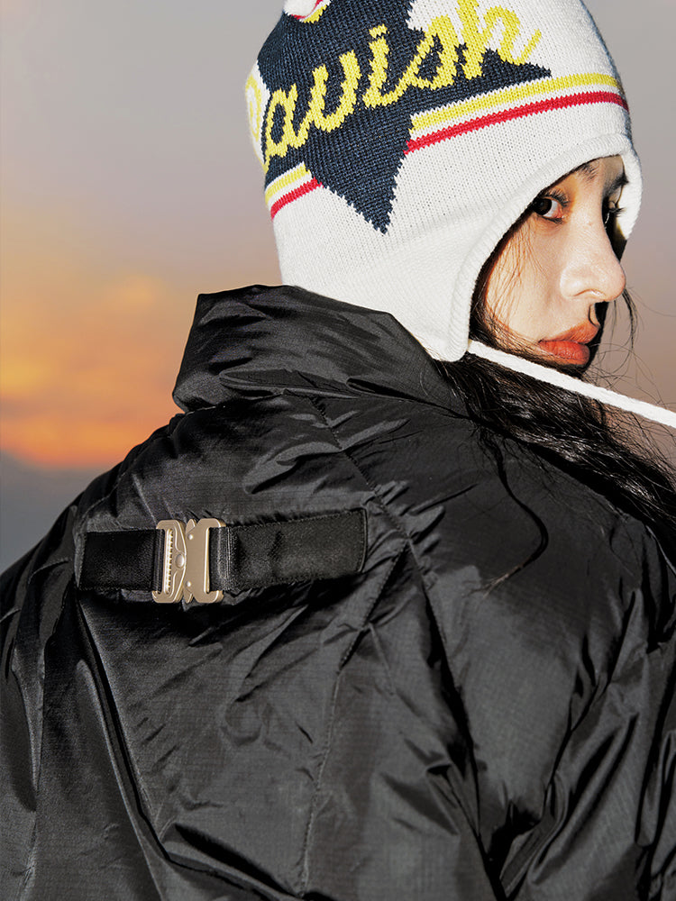 YADcrew Jigsaw Quilted Line Down Jacket