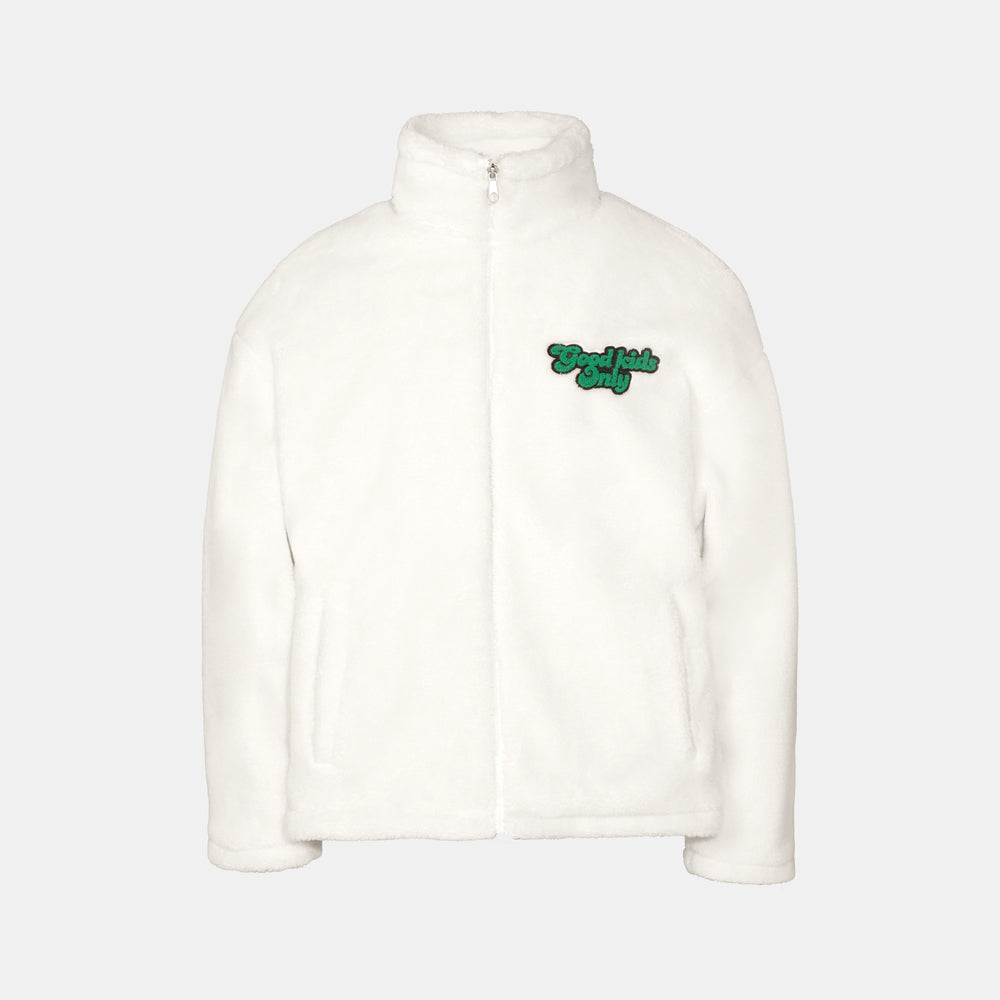 AFGK Sherpa Zip-up Fleece / Circle Logo Boa Jacket | Face 3 Face