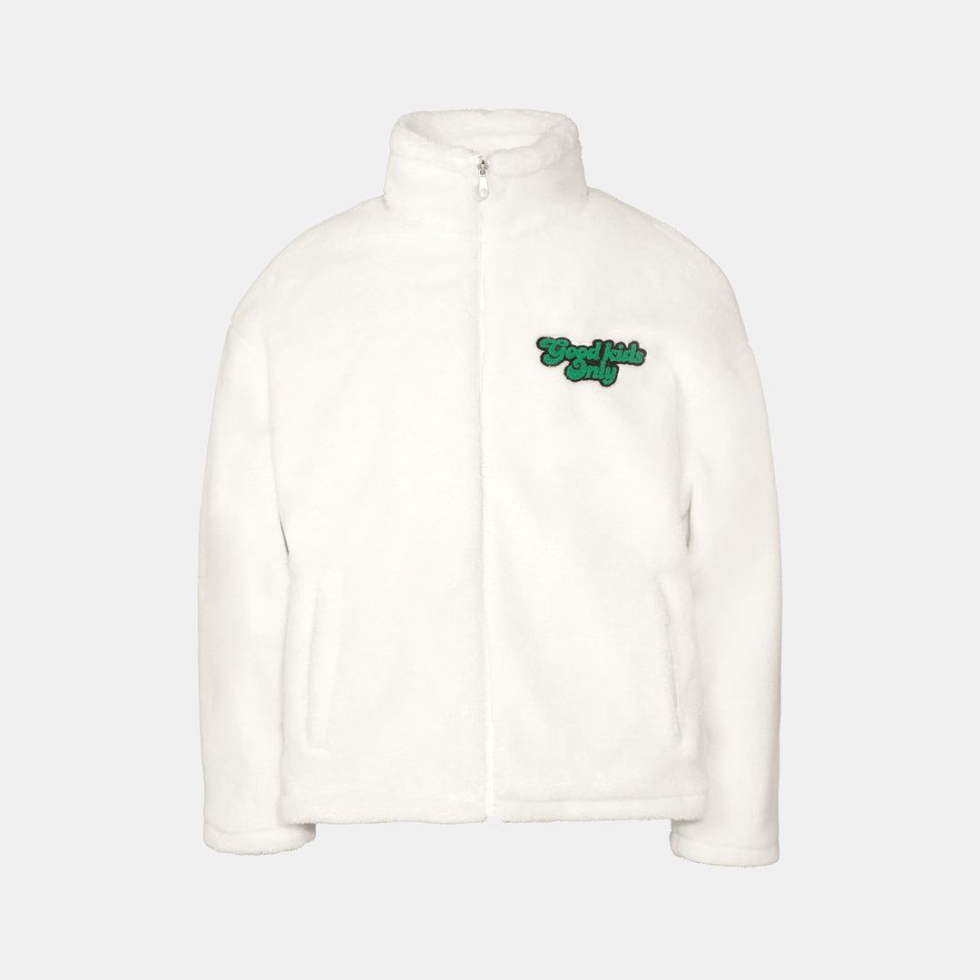 AFGK Sherpa Zip-up Fleece / Circle Logo Boa Jacket | Face 3 Face