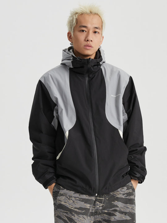 Wassup House Color Blocking Waterproof Down Jacket