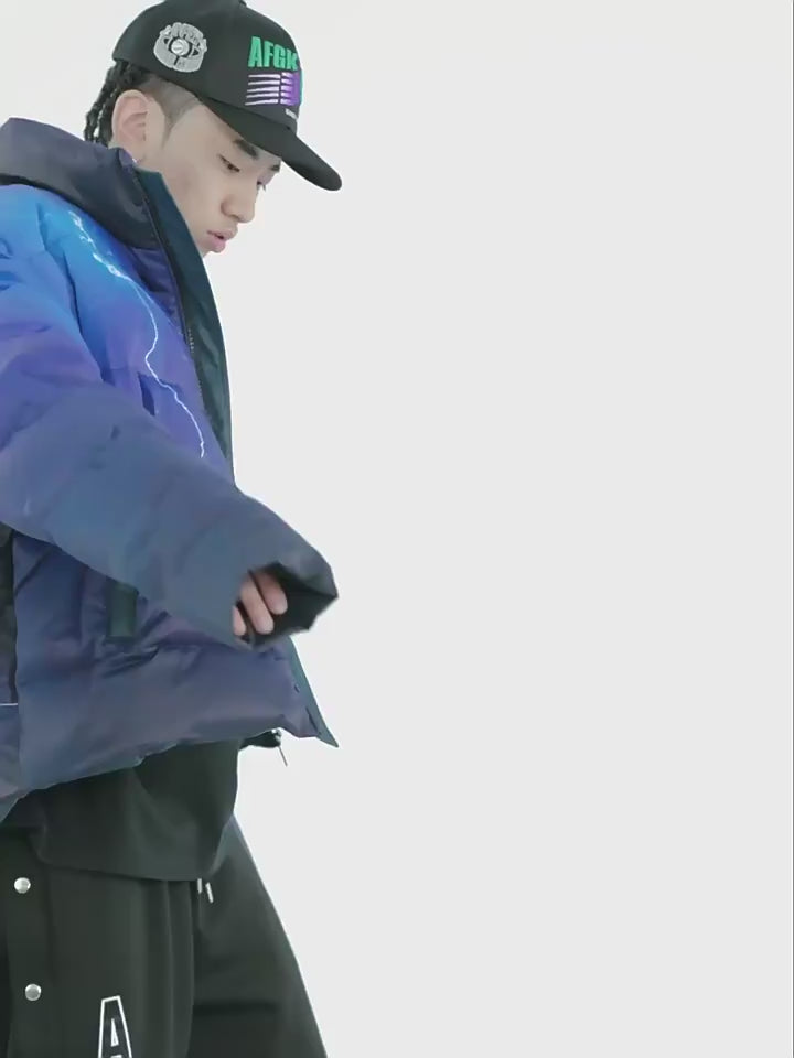 AFGK Lightning Logo Down Jacket
