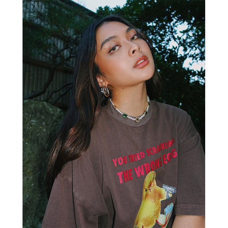 SALUTE Daisy Flower Gemstone Necklace | Face 3 Face