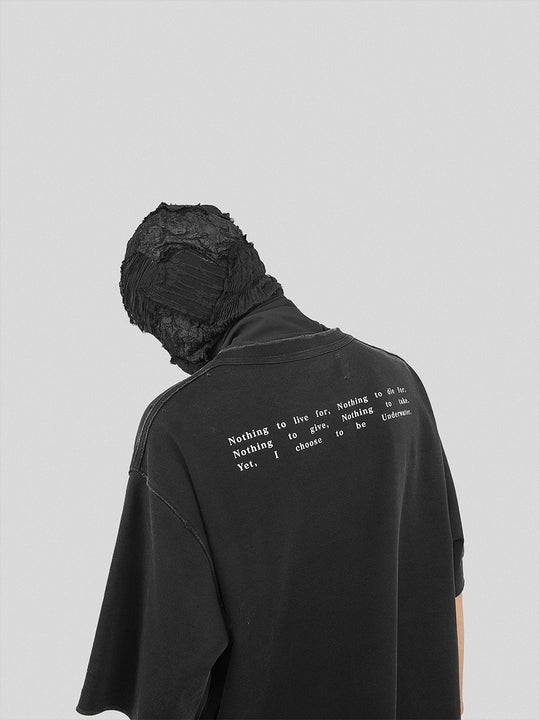 UNDERWATER Destruction Punk Print Tee