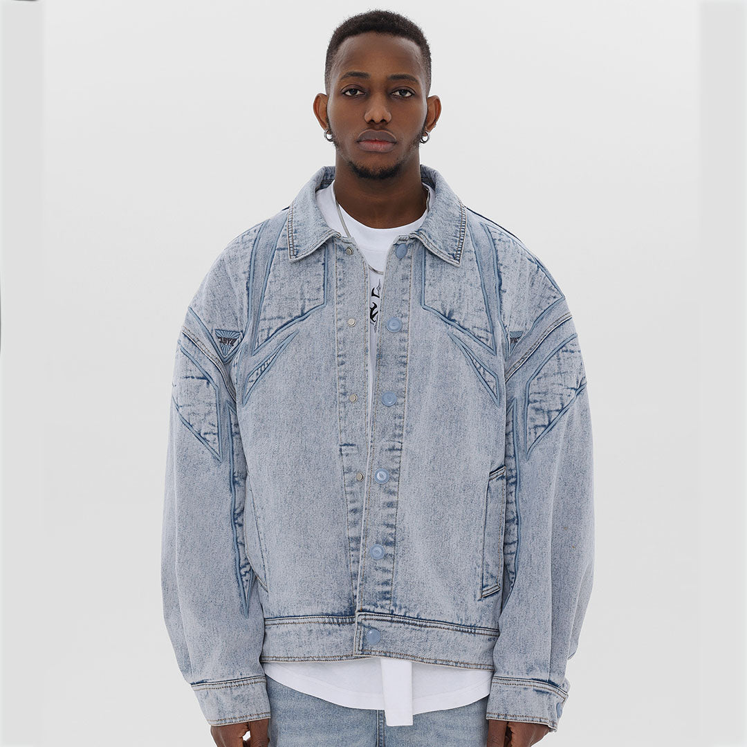 【新品・定価以下】2021 A/W EXAMPLE DENIM MOD COAT Denim Jacket Collection - Trendy Streetwear Styles – Face 3 Face