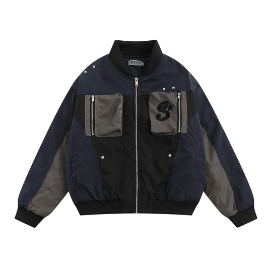 F3F Select Embroidered Baseball Bomber Jacket
