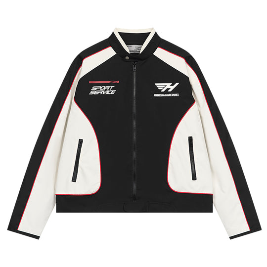 Harsh and Cruel Racing Logo Paneled Jacket