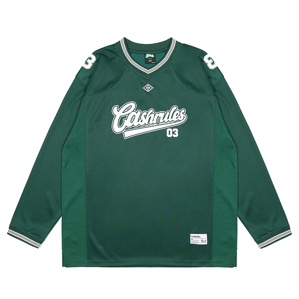 Cashrules Football Logo Long Sleeved Tee