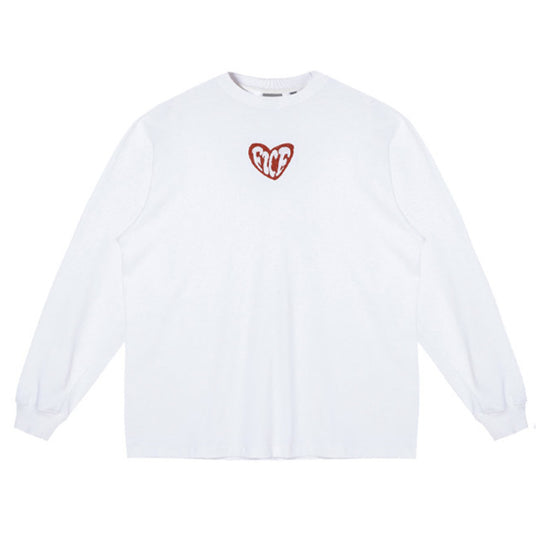 F2CE Love Heart LOGO Long Sleeved Tee | Face 3 Face