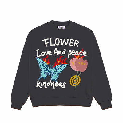 F3F Select Versatile Fun Butterfly Print Sweatshirts