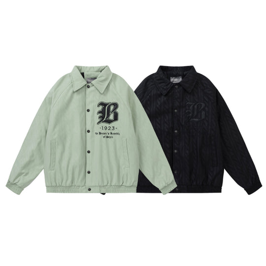 F3F Select Twist Dark Embroidery Lapel Jacket