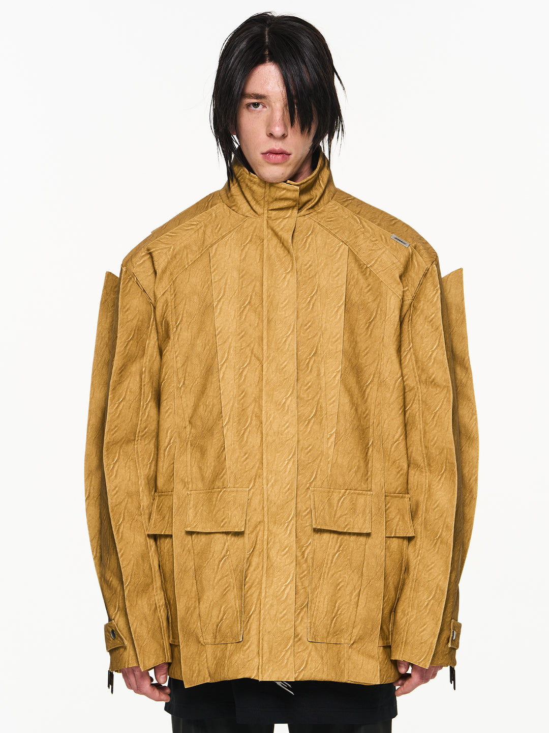 BLIND NO PLAN Multi Piece Combination Blade Washed Jacket