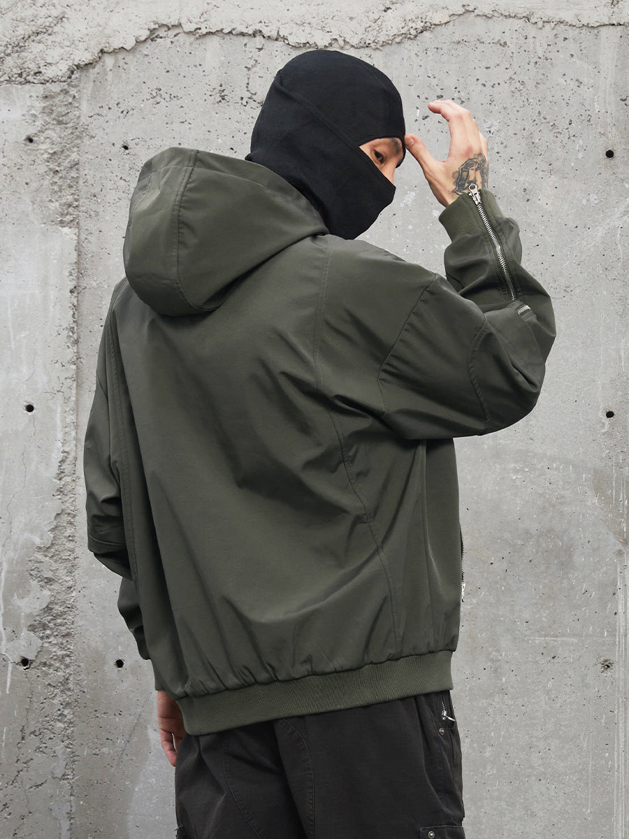 F2CE Nylon Zipper Functional Hoodie