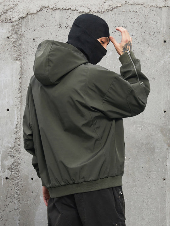 F2CE Nylon Zipper Functional Hoodie