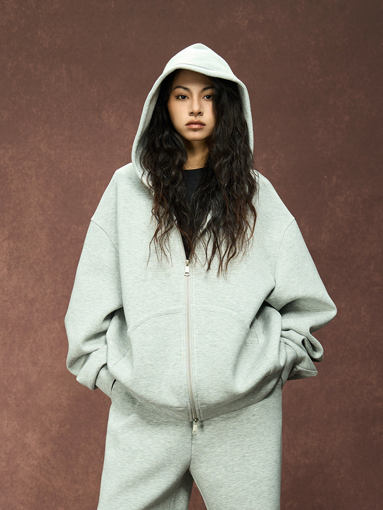 YADcrew Heavyweight 350G Zipper Hoodie