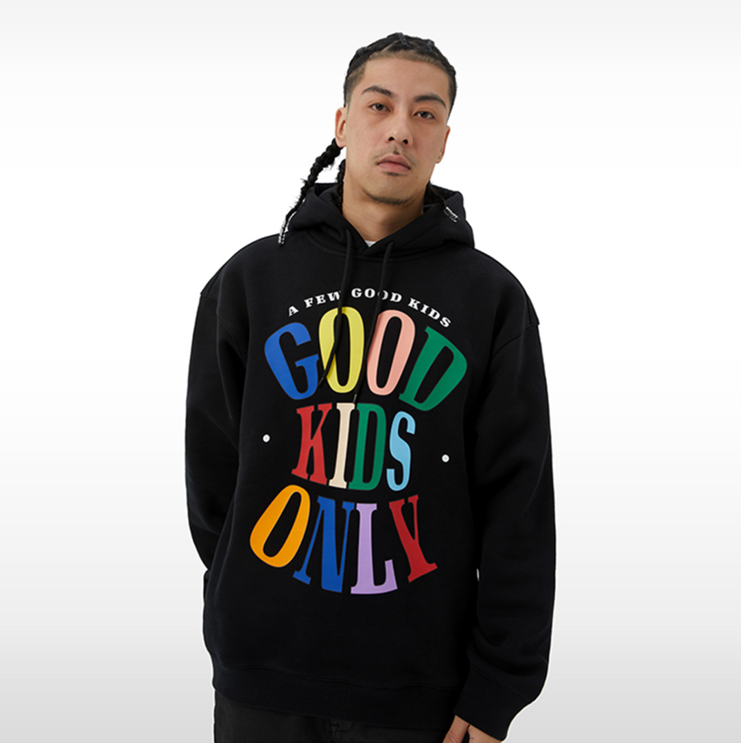 AFGK modern font LOGO Hoodie | Face 3 Face