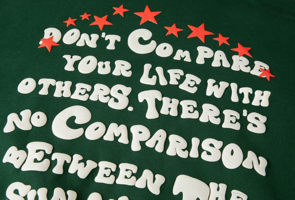 F2CE Foam Printing Embroidery Loose Pullover Hoodie | Face 3 Face