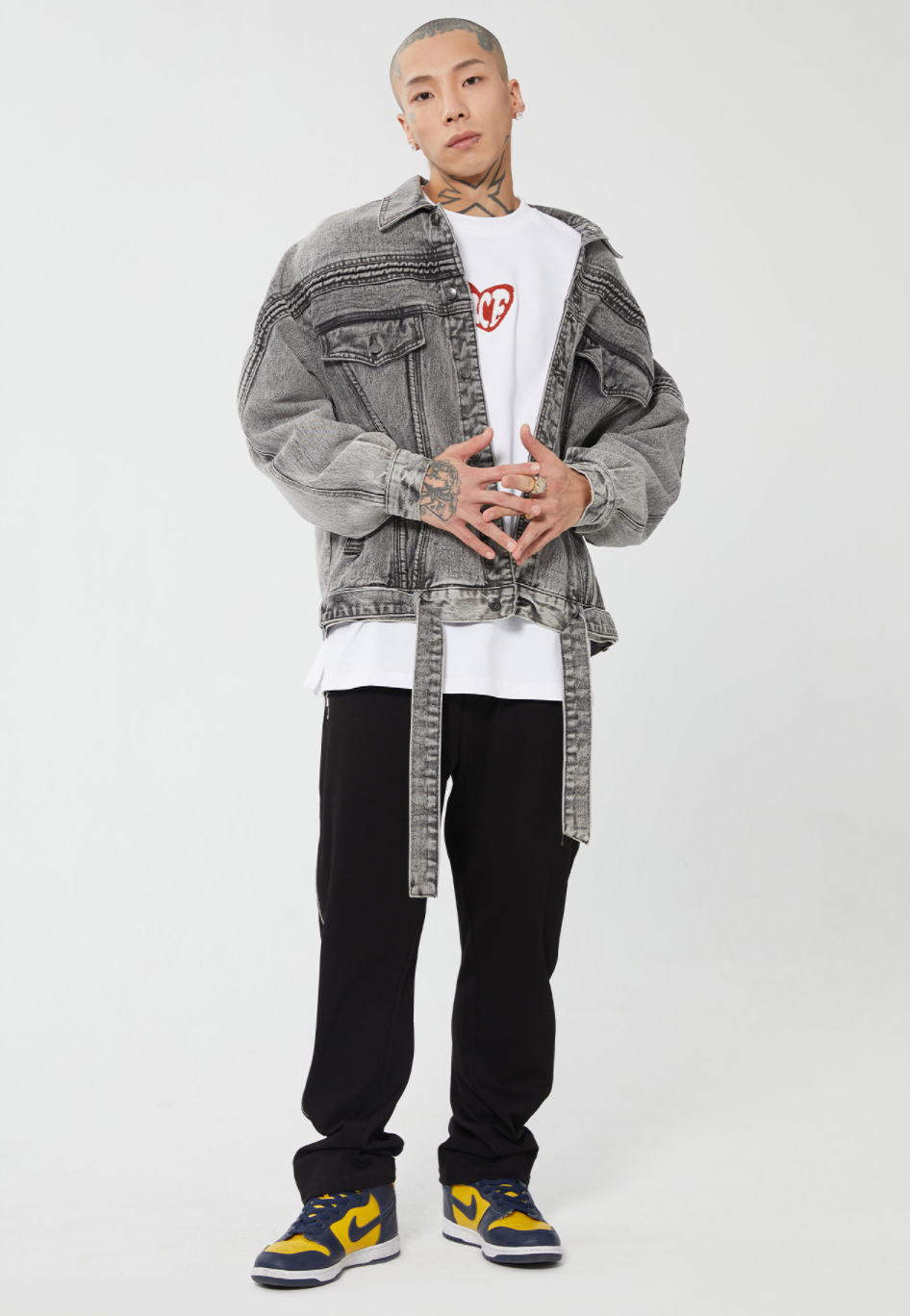 F2CE Vintage Washed Denim Jacket | Face 3 Face