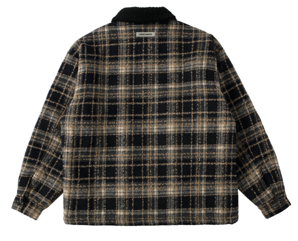 F2CE Plaid Woolen Jacket | Face 3 Face