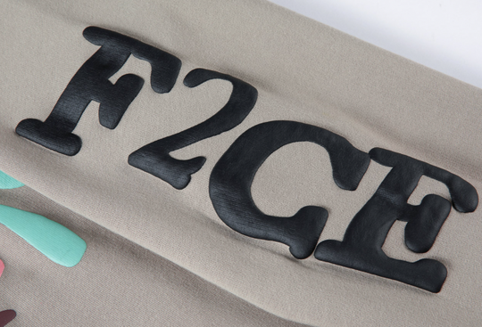 F2CE Foam Printing Pullover Hoodie | Face 3 Face