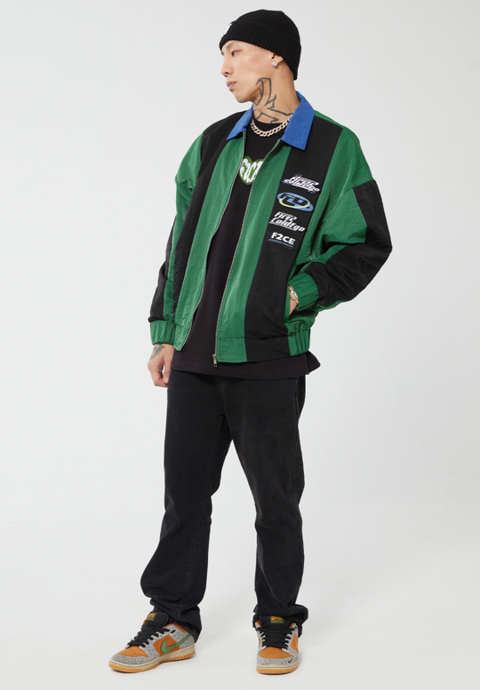 F2CE Sports Striped Top Jacket | Face 3 Face