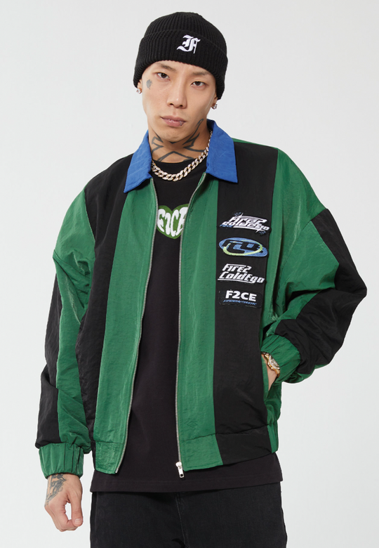 F2CE Sports Striped Top Jacket | Face 3 Face