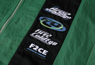 F2CE Sports Striped Top Jacket