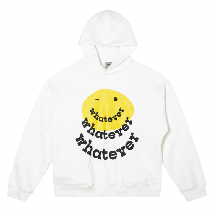 F2CE Foam Smiley Print Pullover Hoodie | Face 3 Face